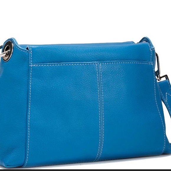 NWT, Hammitt Med. Daniel Bag & 210 Wallet Set in Hydrangea/Pebble Silver - Picture 5 of 9